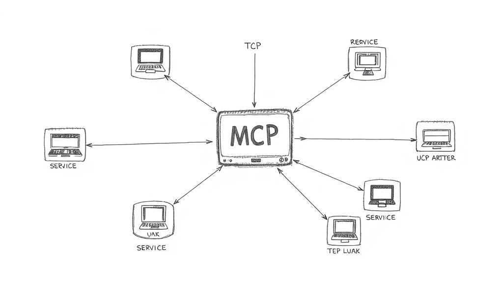 схема сети MCP сервера