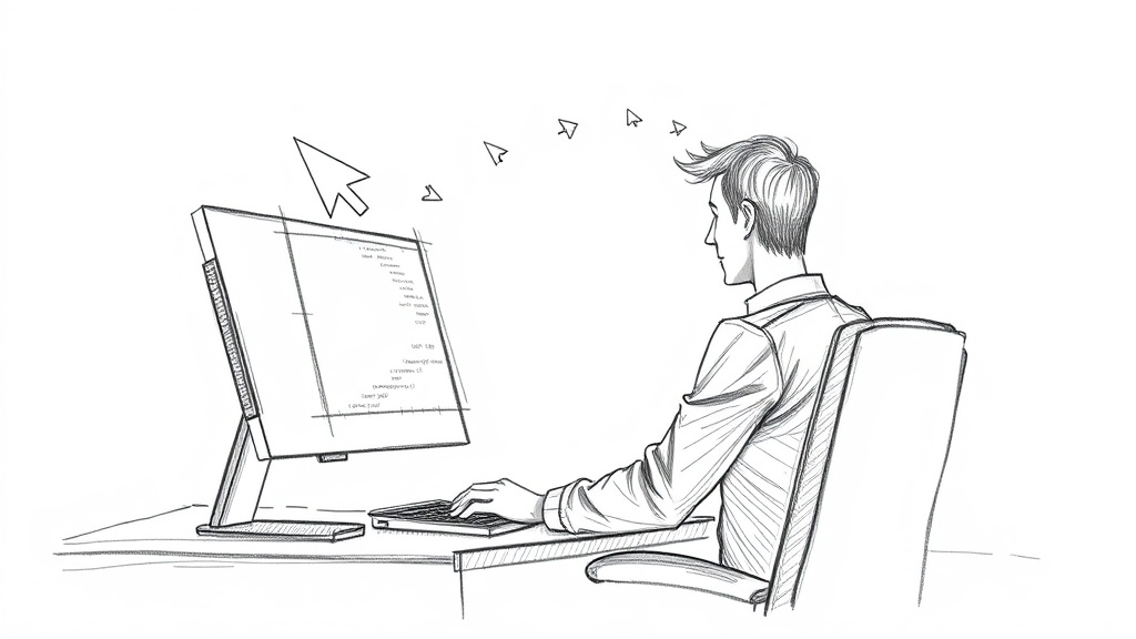 разработчик с Cursor и Claude