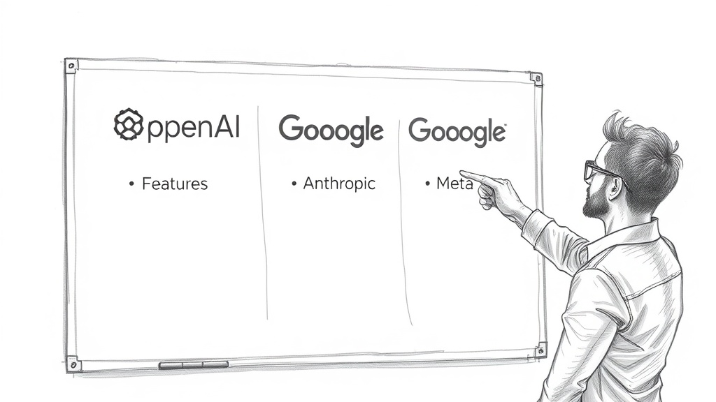обзор платформ OpenAI Google Anthropic Meta