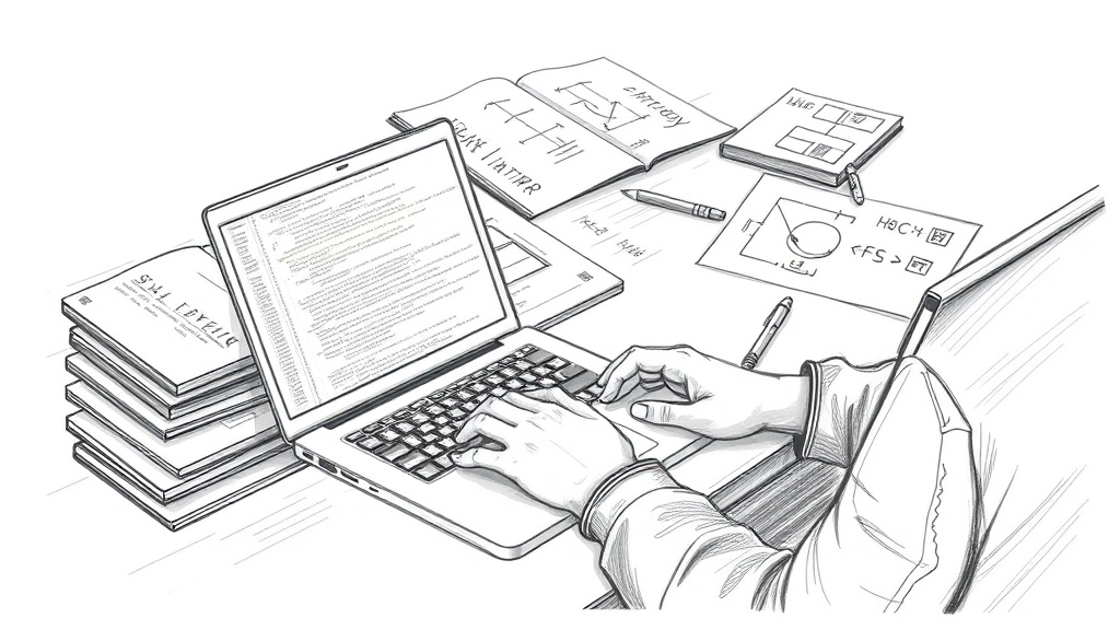 разработчик пишет код MCP-сервера