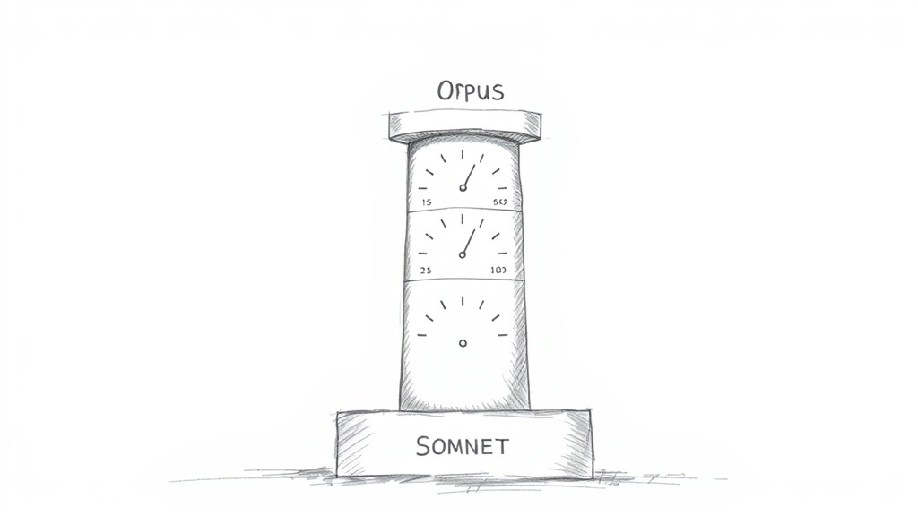 три модели Claude Opus Sonnet Haiku