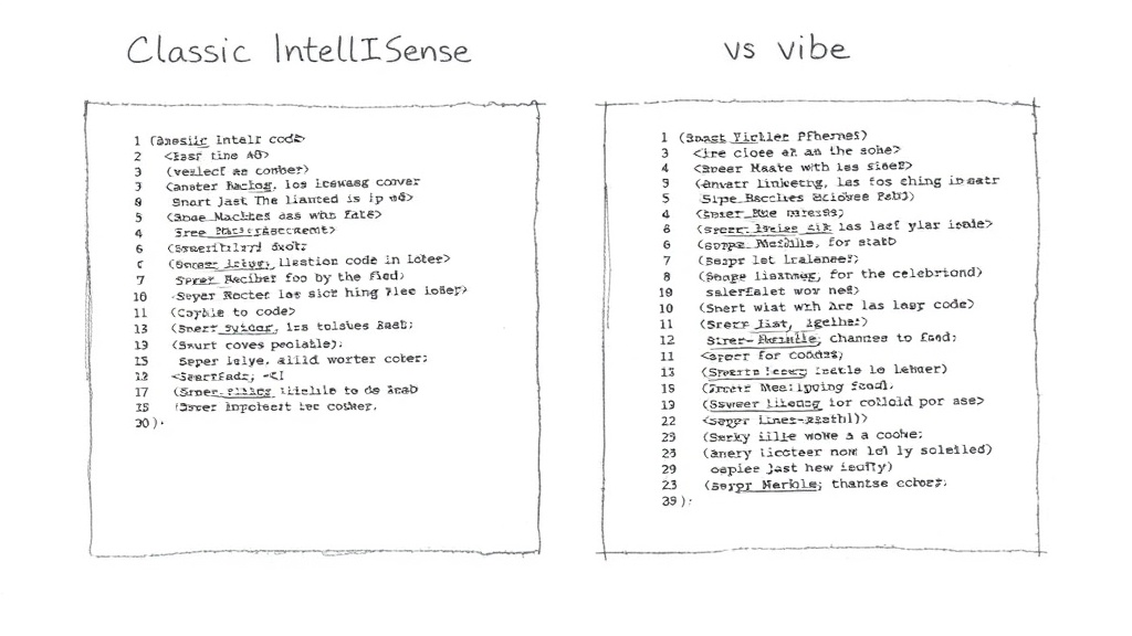 IntelliSense против вайб-кодинга