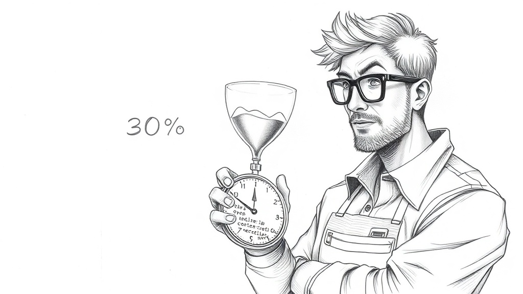 30% времени ручные операции