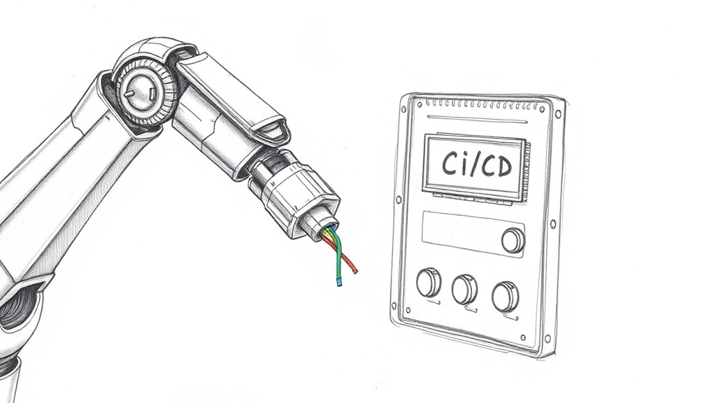 робот вставляет плагин в панель CI/CD