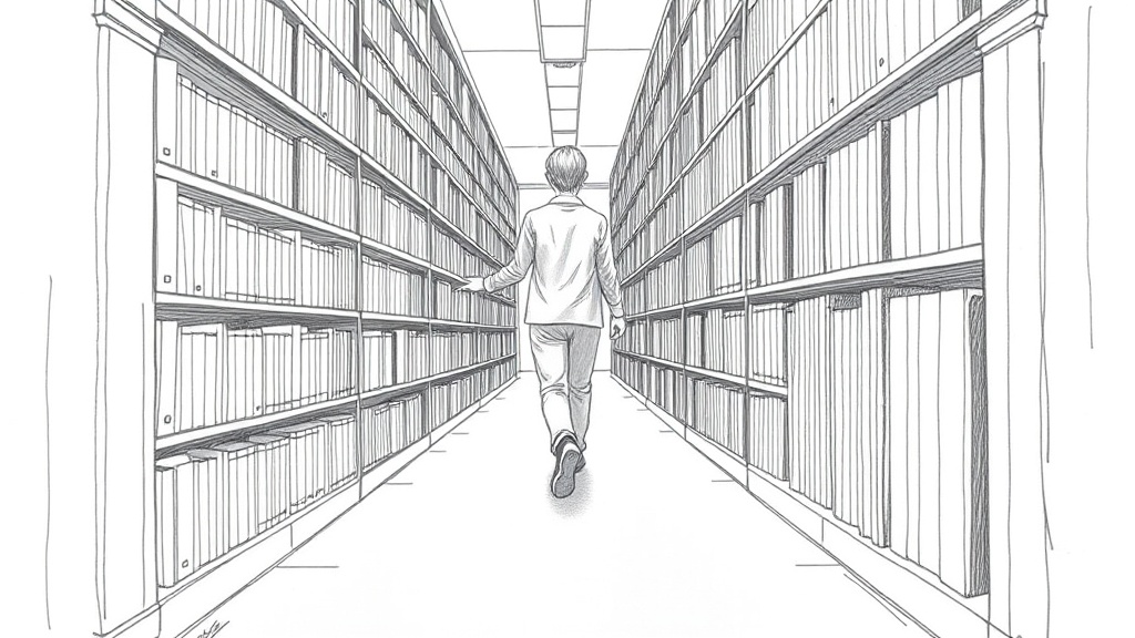 курсор перебирает книги
