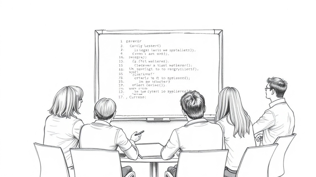 команда смотрит на Cursor на экране