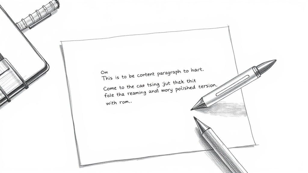 редактирование текста курсором Клода
