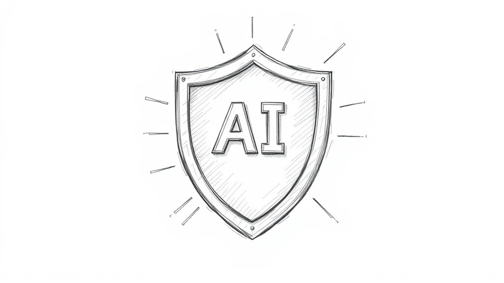 щит ИИ защищает платформу