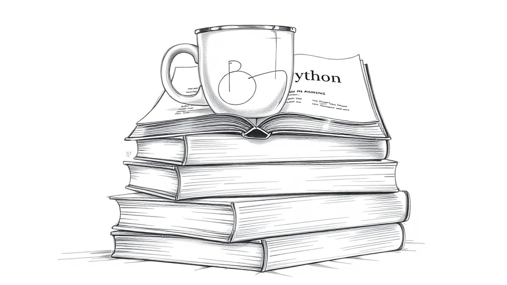 стопка книг по программированию