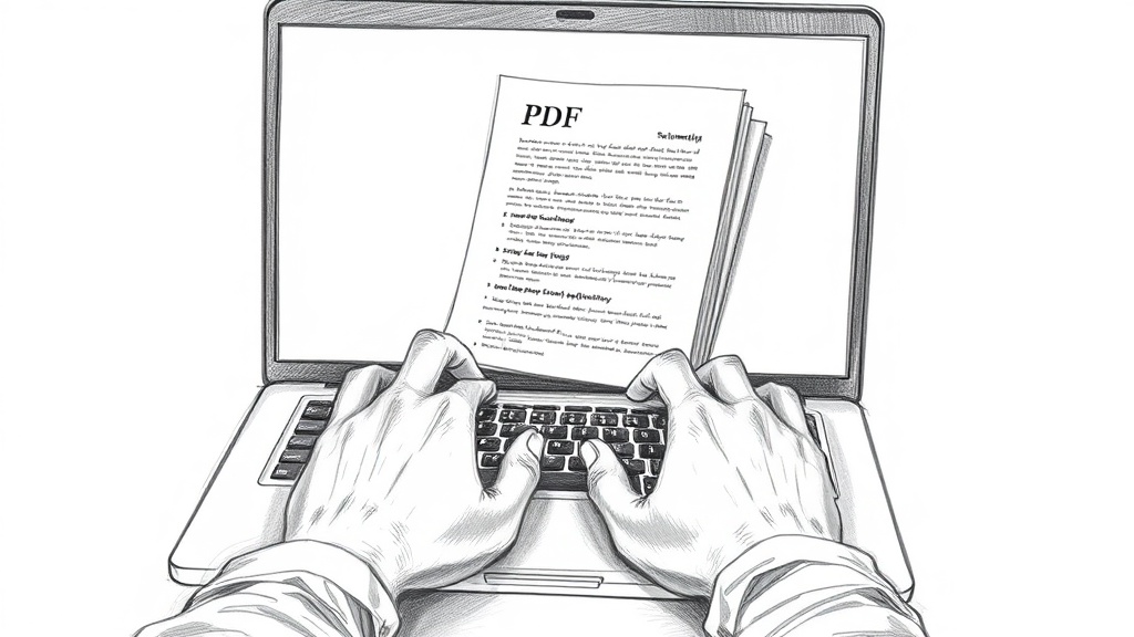 Claude читает PDF и пересказывает