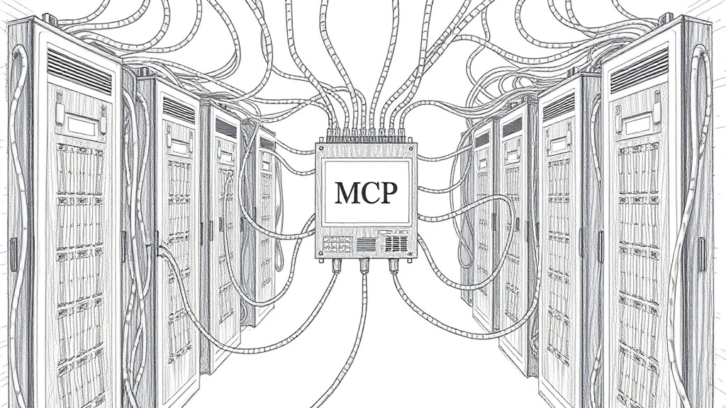 сеть MCP серверов с центральным хабом