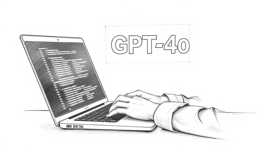 разработчик пишет код с GPT-4o