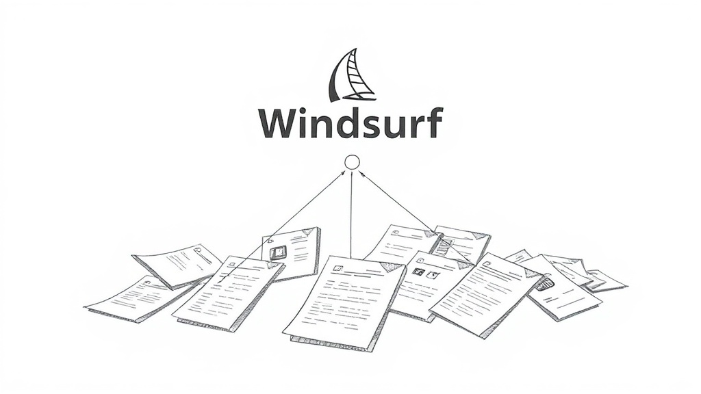 Windsurf анализирует контекст проекта
