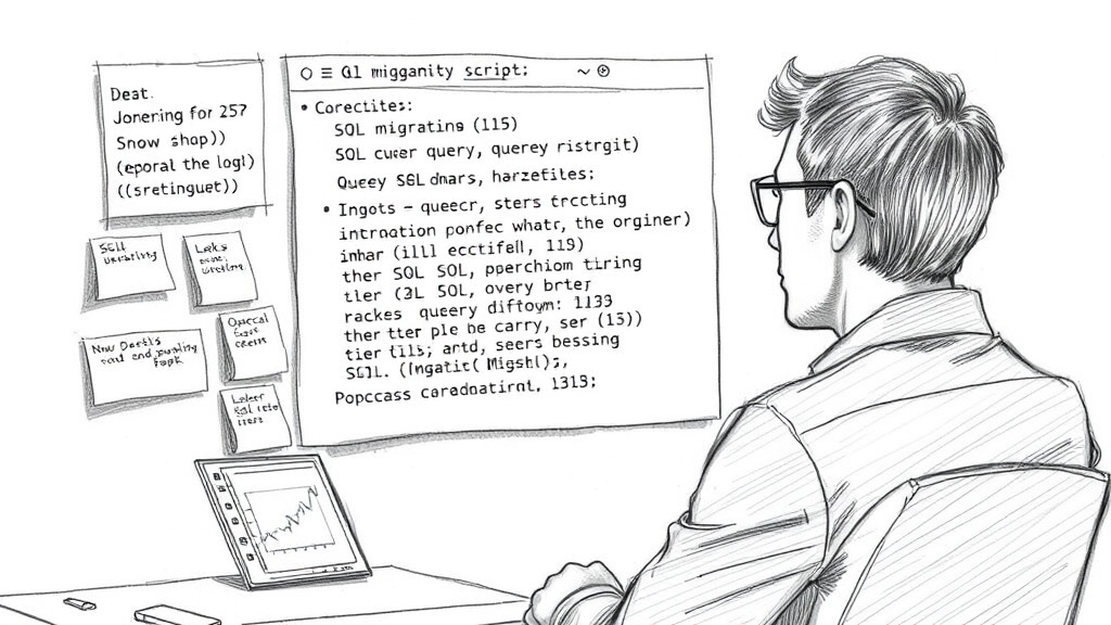 ревью миграции SQL с Git