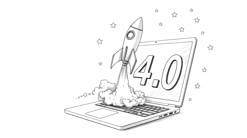 ракета стартует с клавиатуры с версией 4.0