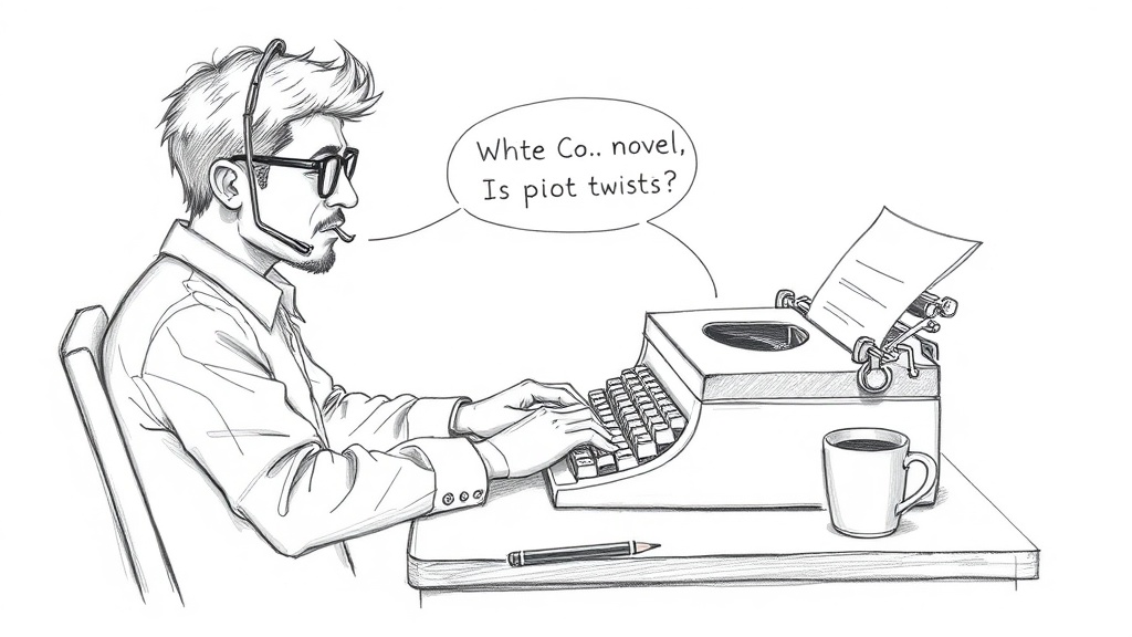 писатель редактирует роман с Copilot