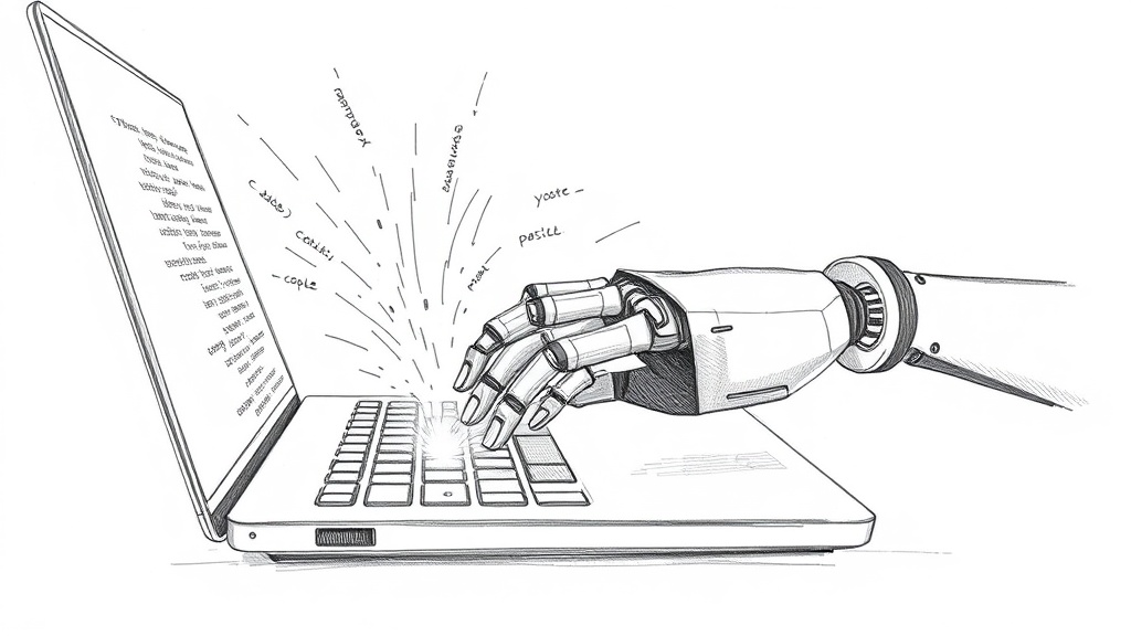 AI ассистент пишет код