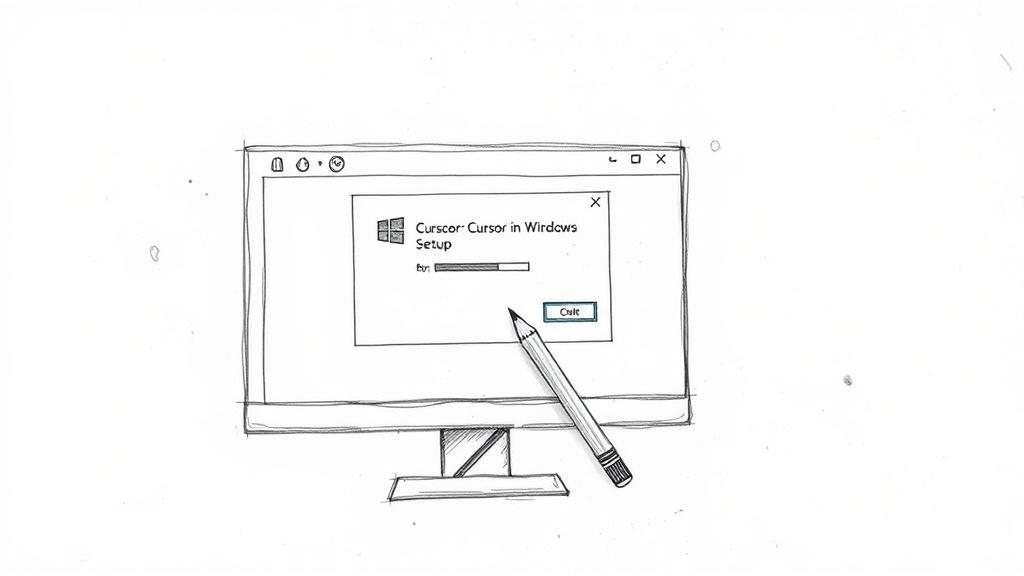 установка Cursor на Windows
