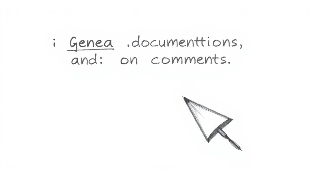 Cursor генерирует документацию