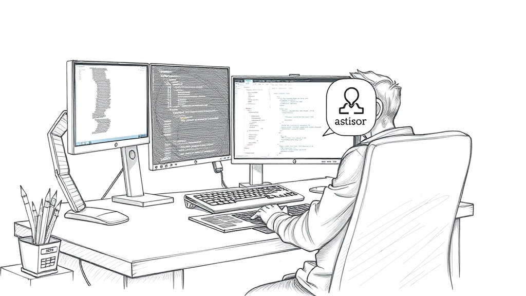 разработчик за Cursor редактором