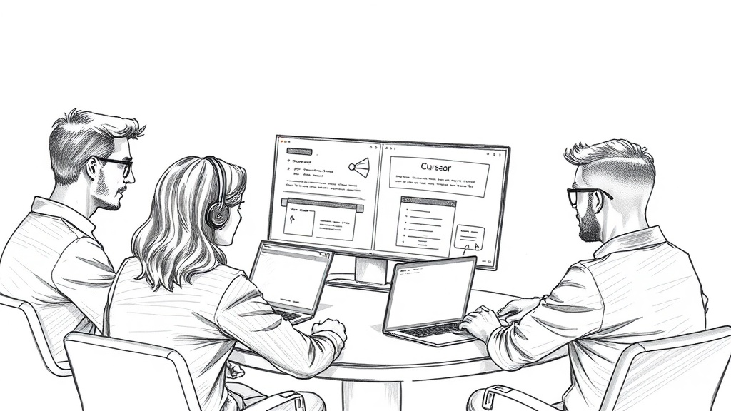 команда разработчиков использует Cursor