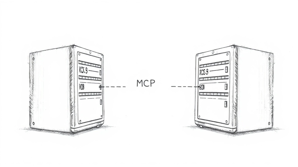 серверы общаются через MCP