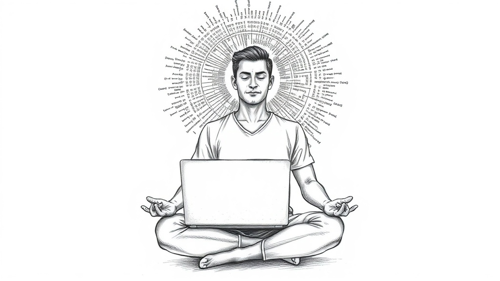 медитация разработчика с AI кодом